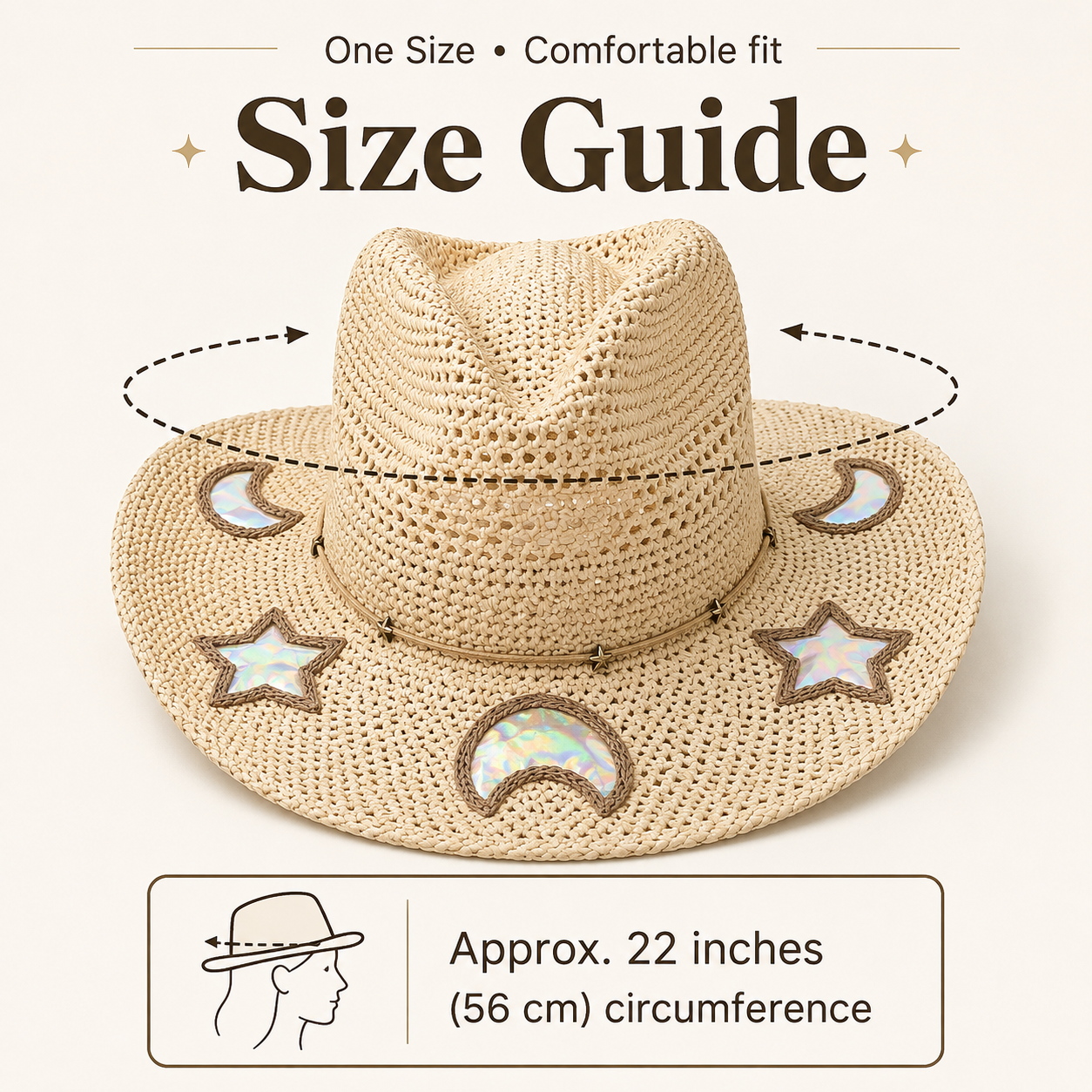 🏆Flash Sale⚡ 50K+ SOLD! Almost Gone-💥🔥Suncatcher Cowgirl Straw Prism Hat