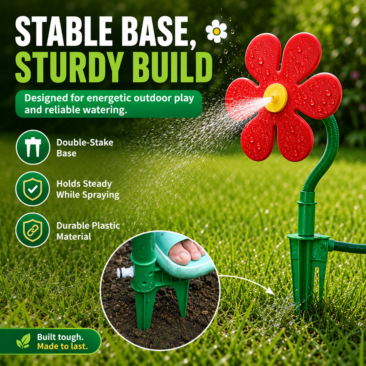 🔥Summer Hot Sale 60% OFF 🌸 Crazy Dancing Flower Water Sprinklers