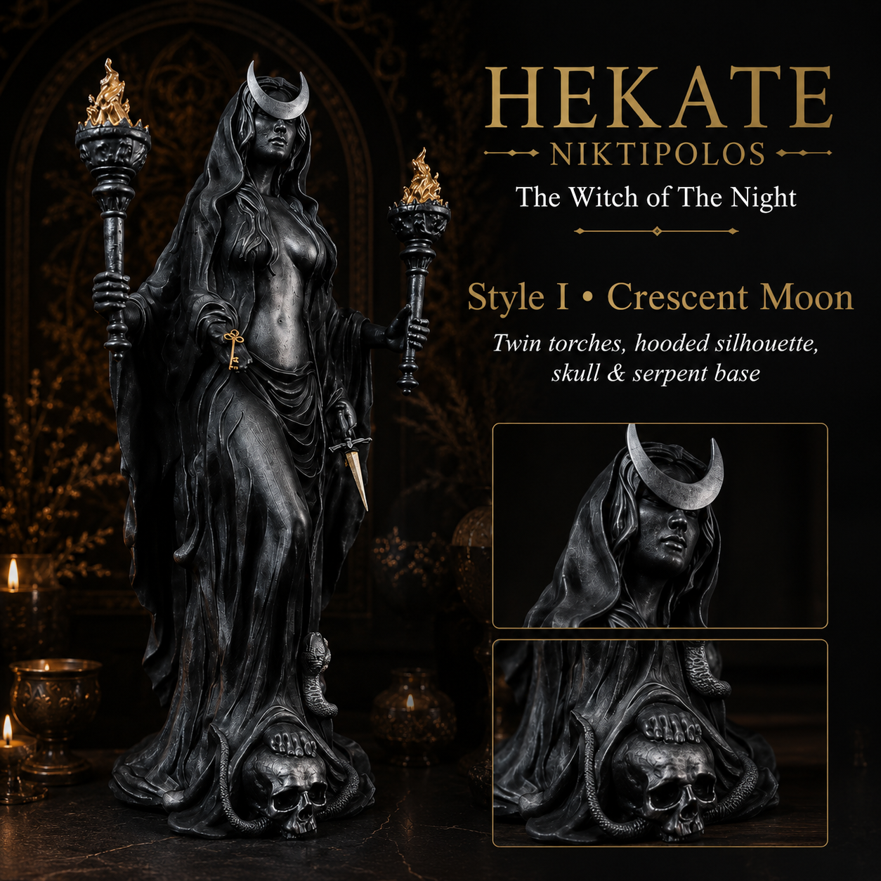 🔥Halloween Pre-sale 60% OFF🔮Hekate Niktipolos, The Witch of The Night🧙‍♀️