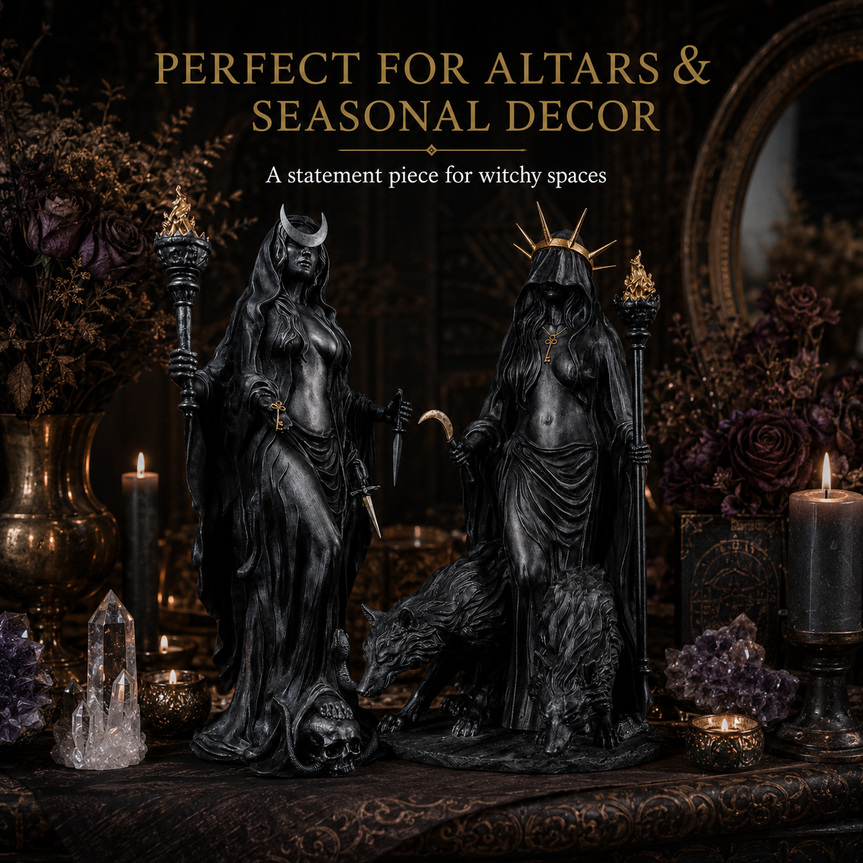 🔥Halloween Pre-sale 60% OFF🔮Hekate Niktipolos, The Witch of The Night🧙‍♀️