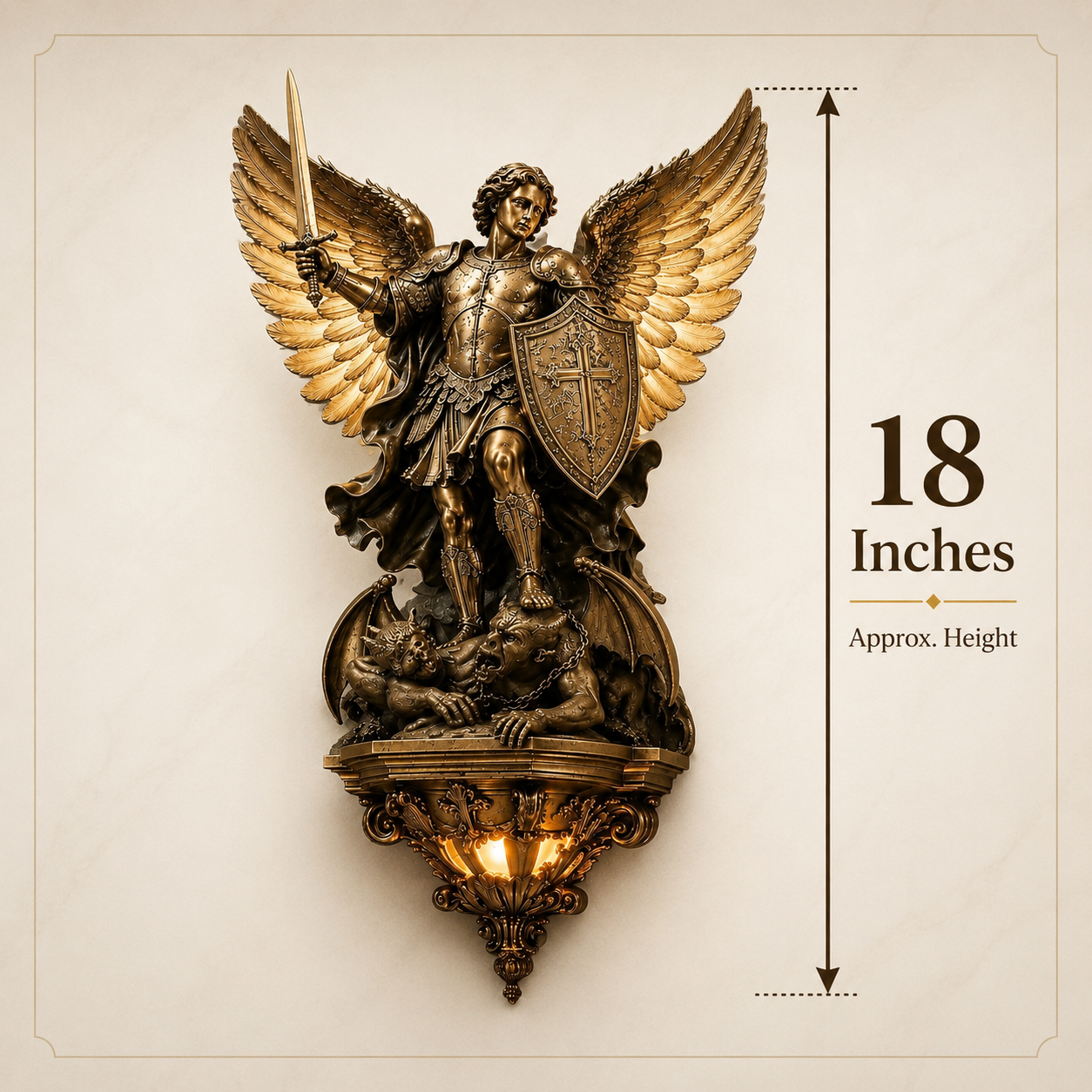 🕊️St. Michael Guardian Angel Wall Light✨