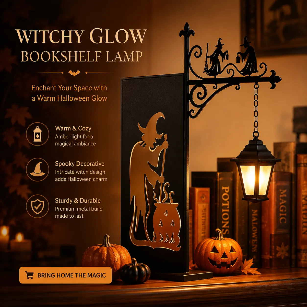 🔥LAST DAY 47% OFF - Library Lantern-Decorative Bookshelf Lighting