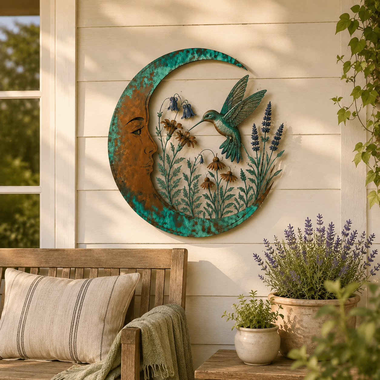 Dragonfly Moon Wall Decor
