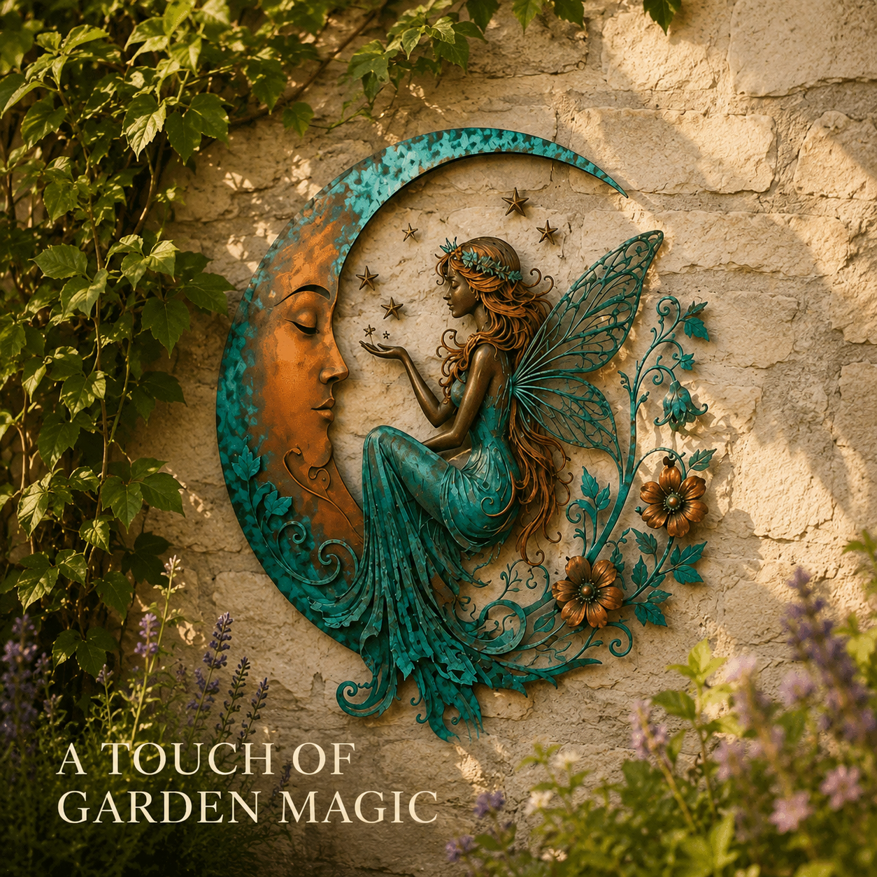 Dragonfly Moon Wall Decor
