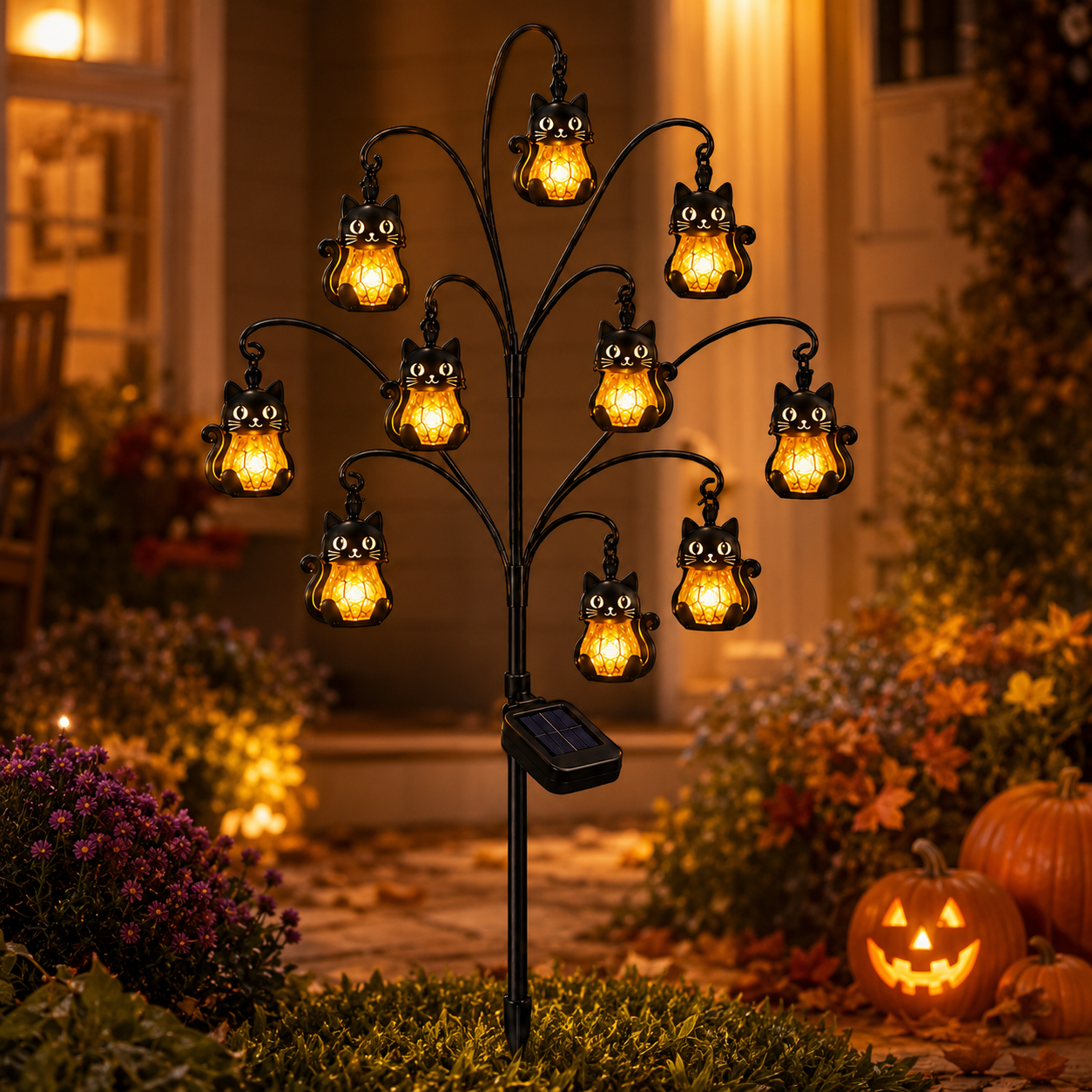 🎃 Solar Halloween Hanging Garden Lights