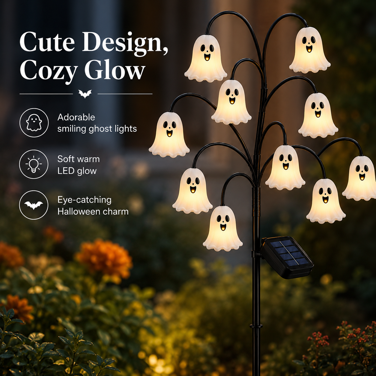 🎃 Solar Halloween Hanging Garden Lights