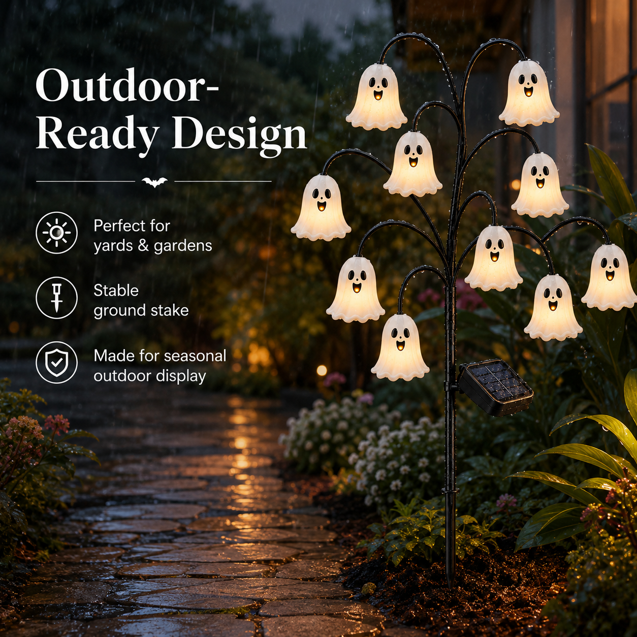🎃 Solar Halloween Hanging Garden Lights