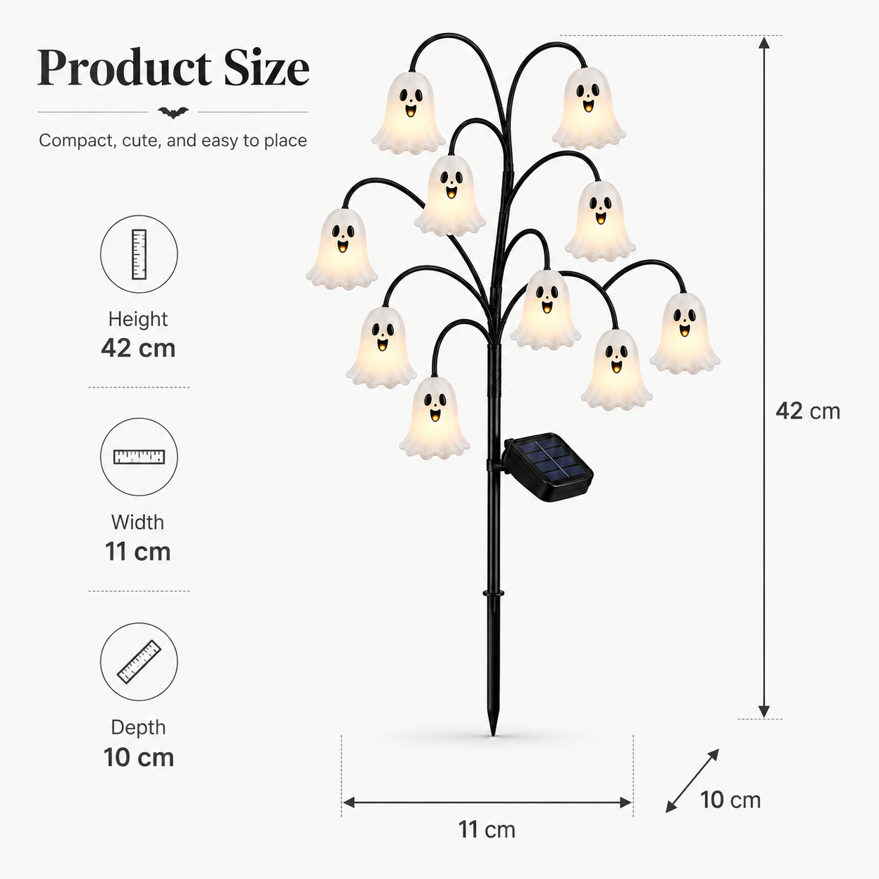 🎃 Solar Halloween Hanging Garden Lights