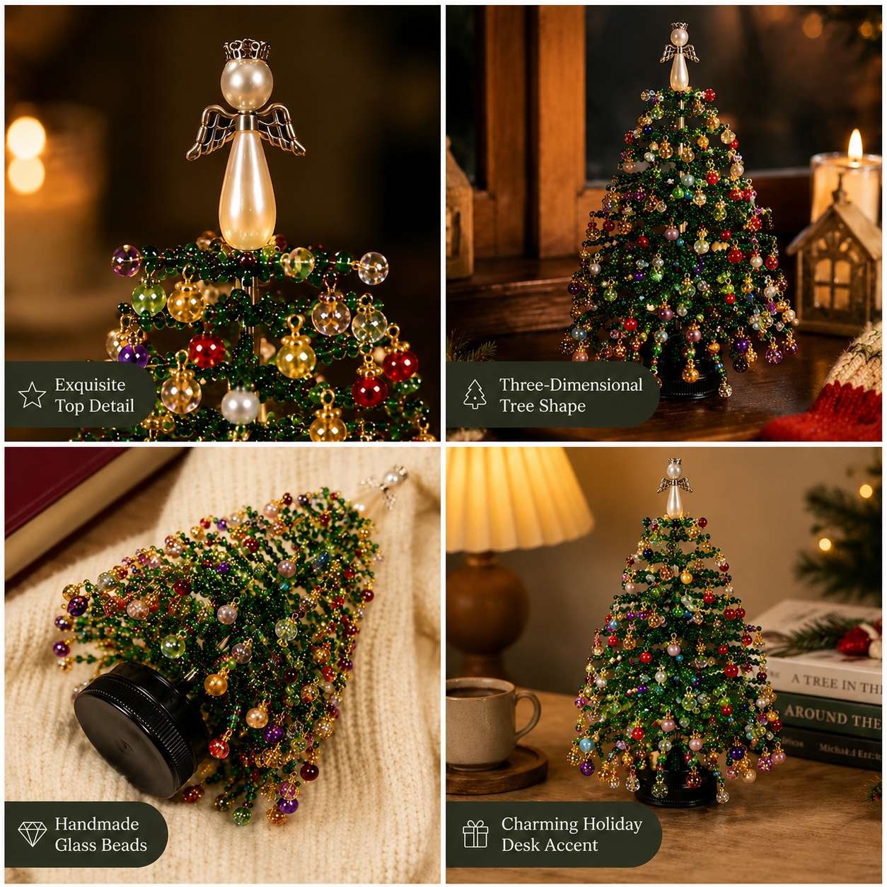 🎄✨ DIY Beaded Christmas Tree Kit