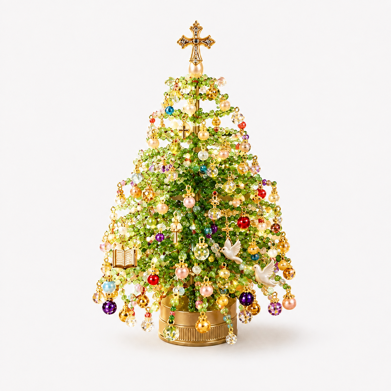 🎄✨ DIY Beaded Christmas Tree Kit