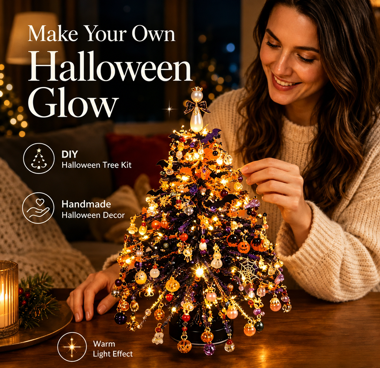 🎄✨ DIY Beaded Christmas Tree Kit