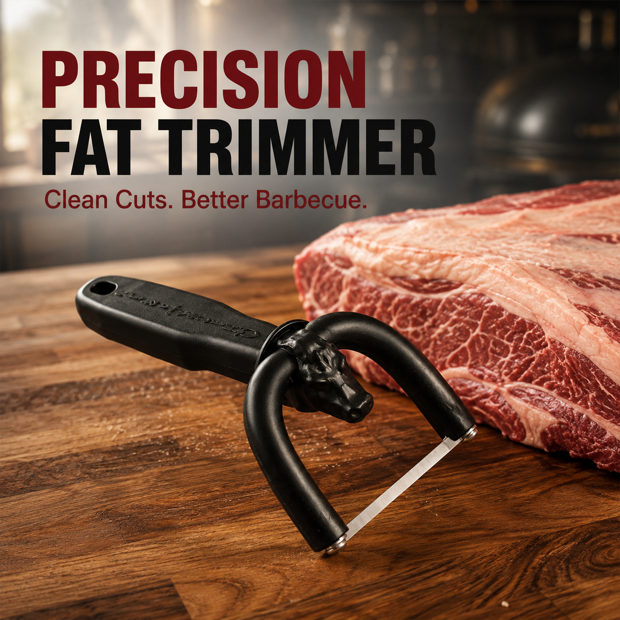 🥩 Handheld Fat Trimmer for Beef & Pork