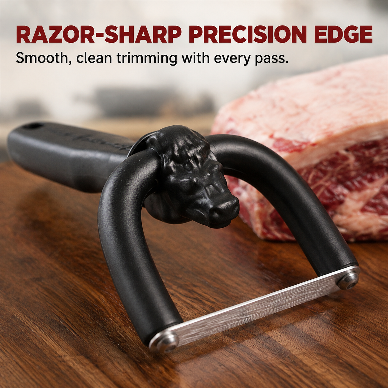 🥩 Handheld Fat Trimmer for Beef & Pork