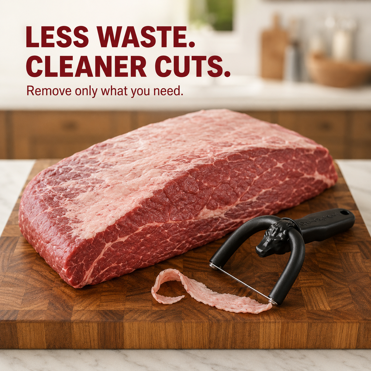 🥩 Handheld Fat Trimmer for Beef & Pork
