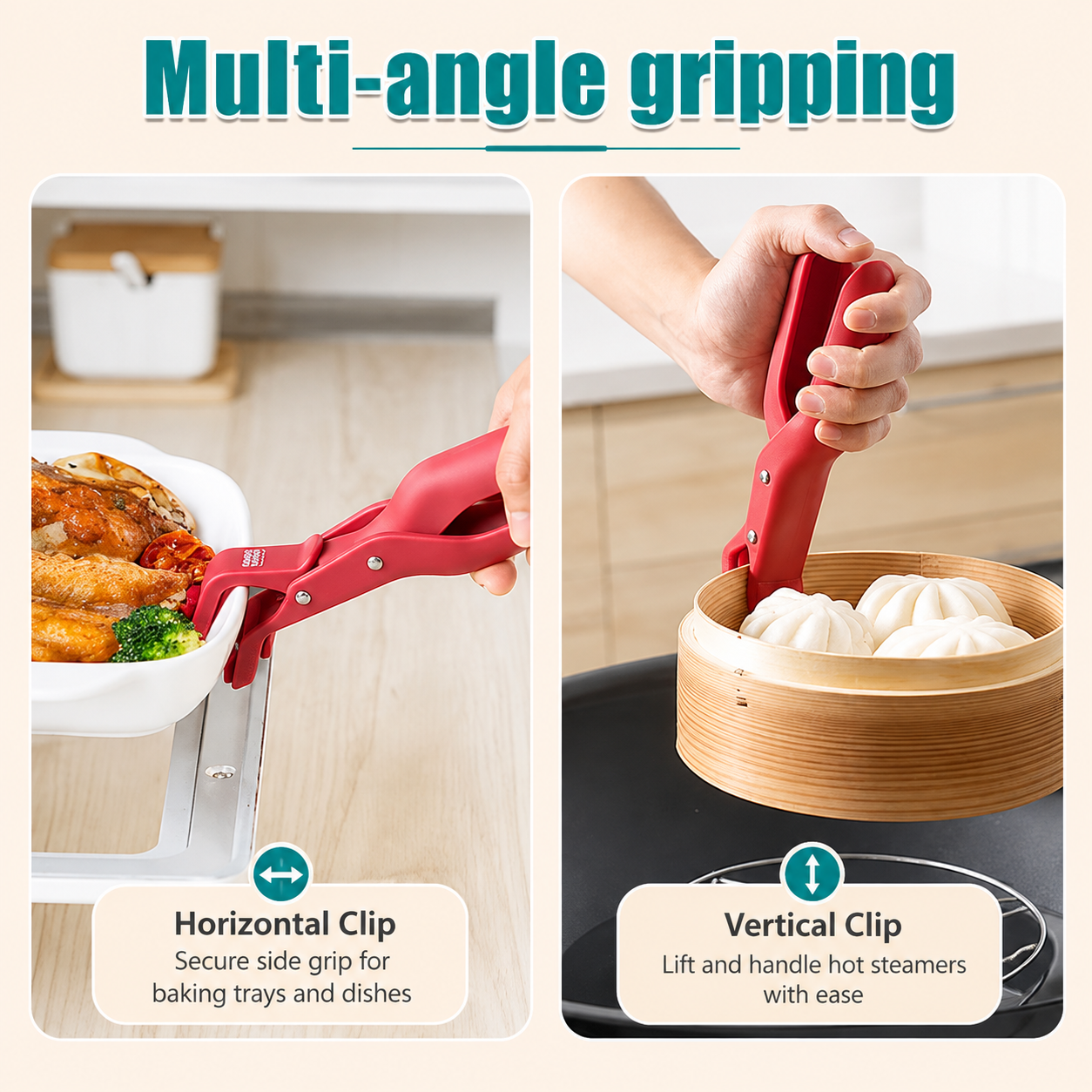 ✨Buy 1 Get 1 Free✨Multi-Purpose Anti-Scald Bowl Holder Clip for Kitchen