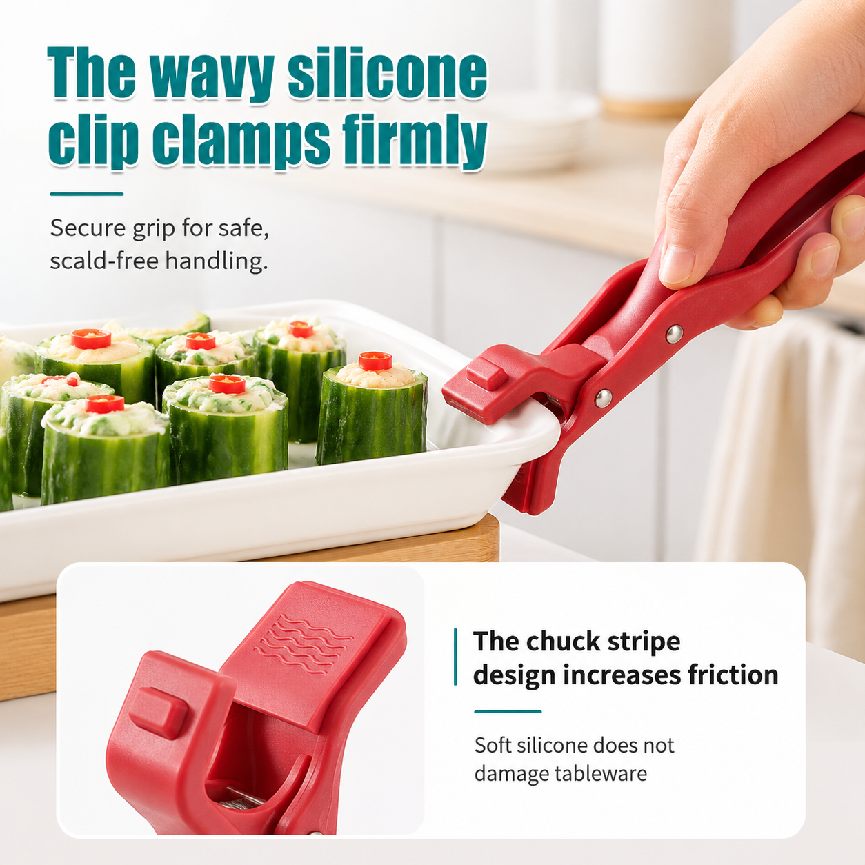✨Buy 1 Get 1 Free✨Multi-Purpose Anti-Scald Bowl Holder Clip for Kitchen