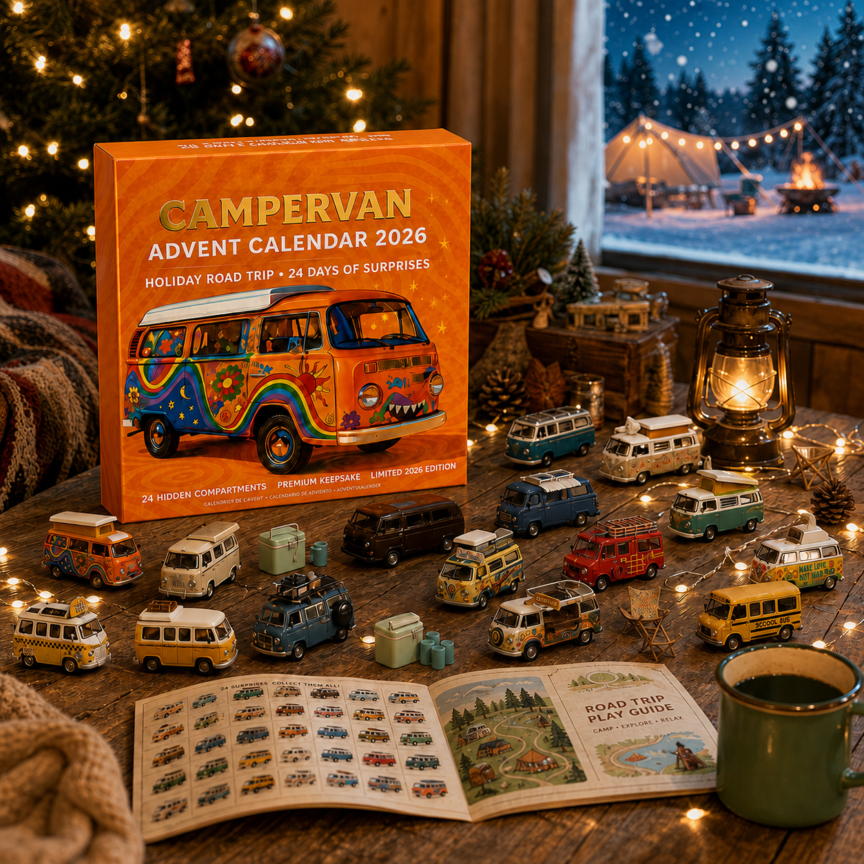 ⏰Free Shipping Today🚐2026 Campervan Advent Calendar