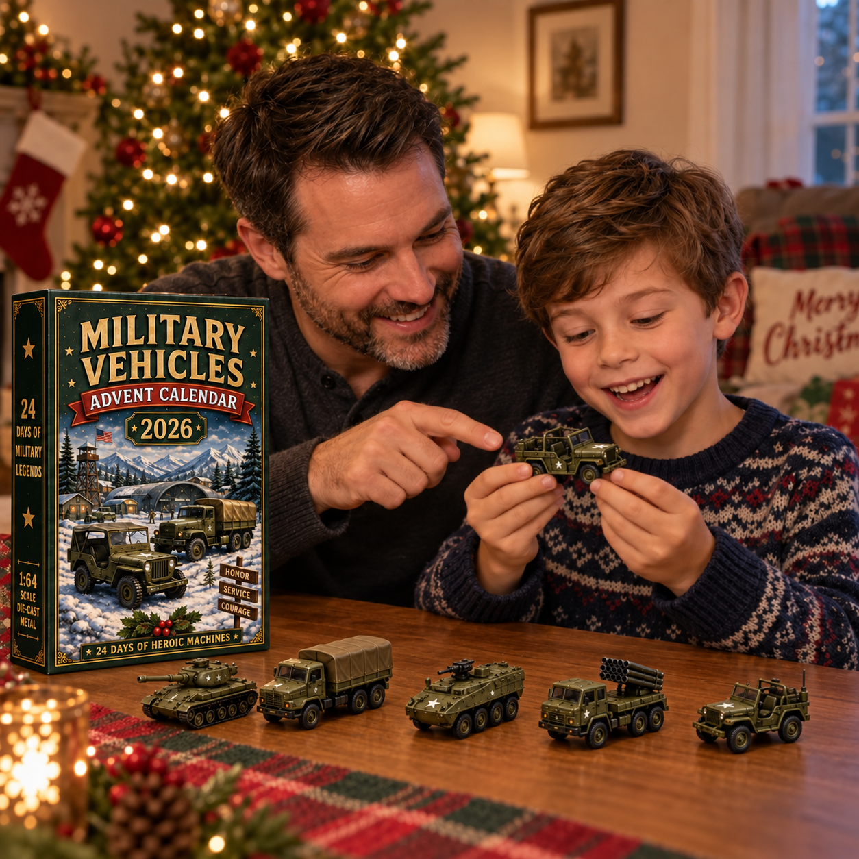 2026 Vehicle Advent Calendar – 24 Days of Collectible Cars 🚗🎄