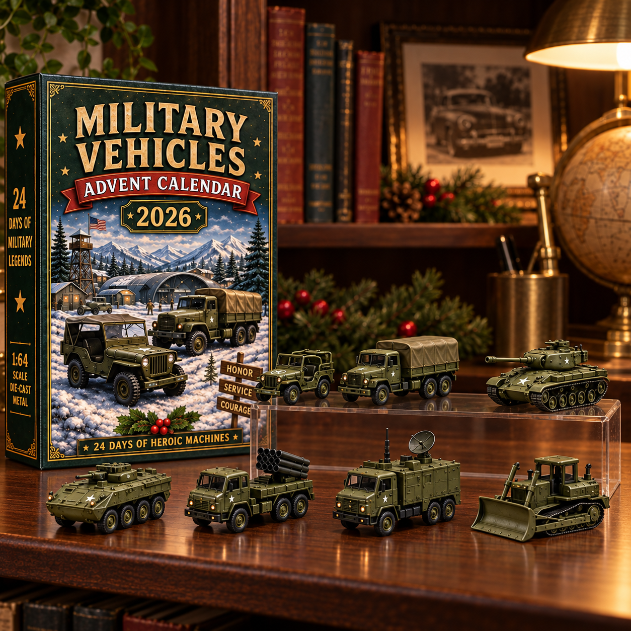 2026 Vehicle Advent Calendar – 24 Days of Collectible Cars 🚗🎄