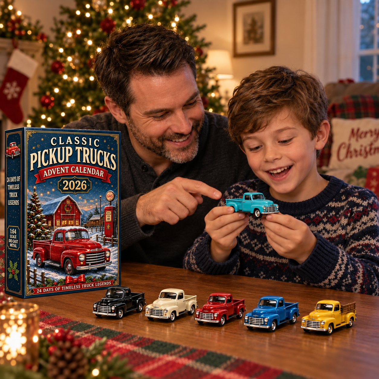 2026 Vehicle Advent Calendar – 24 Days of Collectible Cars 🚗🎄