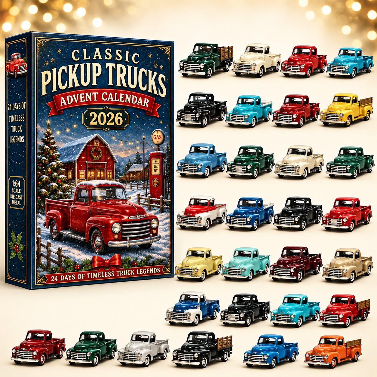 2026 Vehicle Advent Calendar – 24 Days of Collectible Cars 🚗🎄