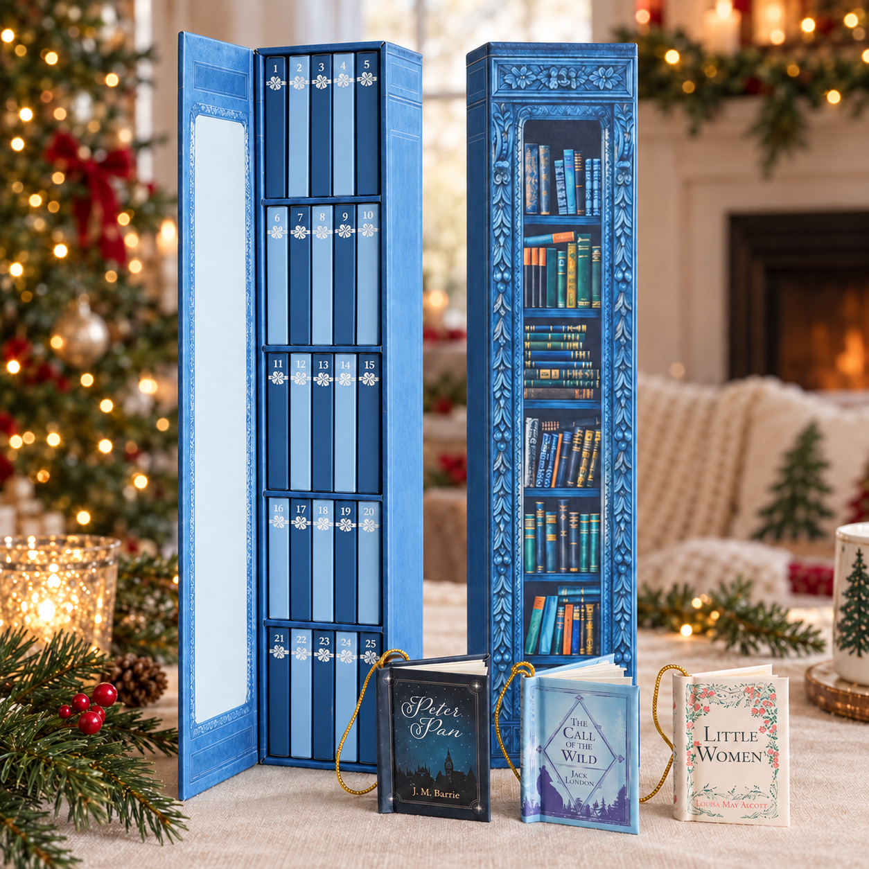 🎄Early Christmas Sale 60% OFF💥 Mini Book Ornament Advent🎁Free Shipping