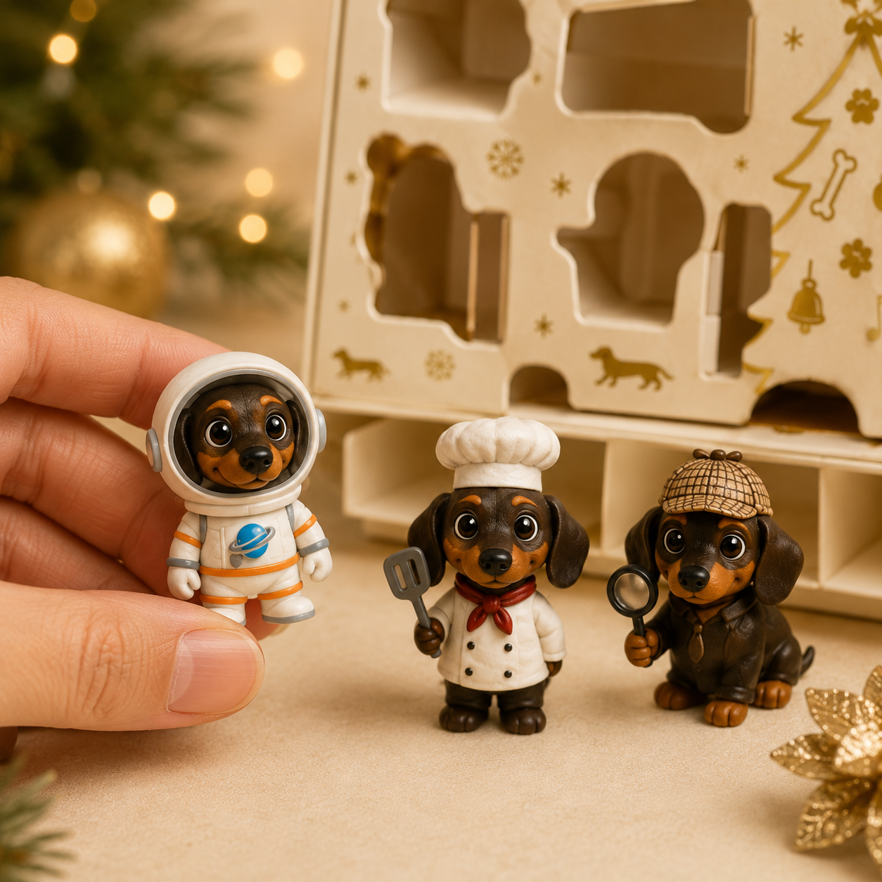 ⏰Free Shipping Today🐾 Dachshund Advent Calendar – 24 Days of Adorable Puppy Surprises