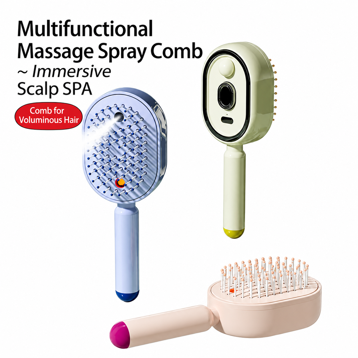 🔥Electric Spray Air Cushion Massage Comb