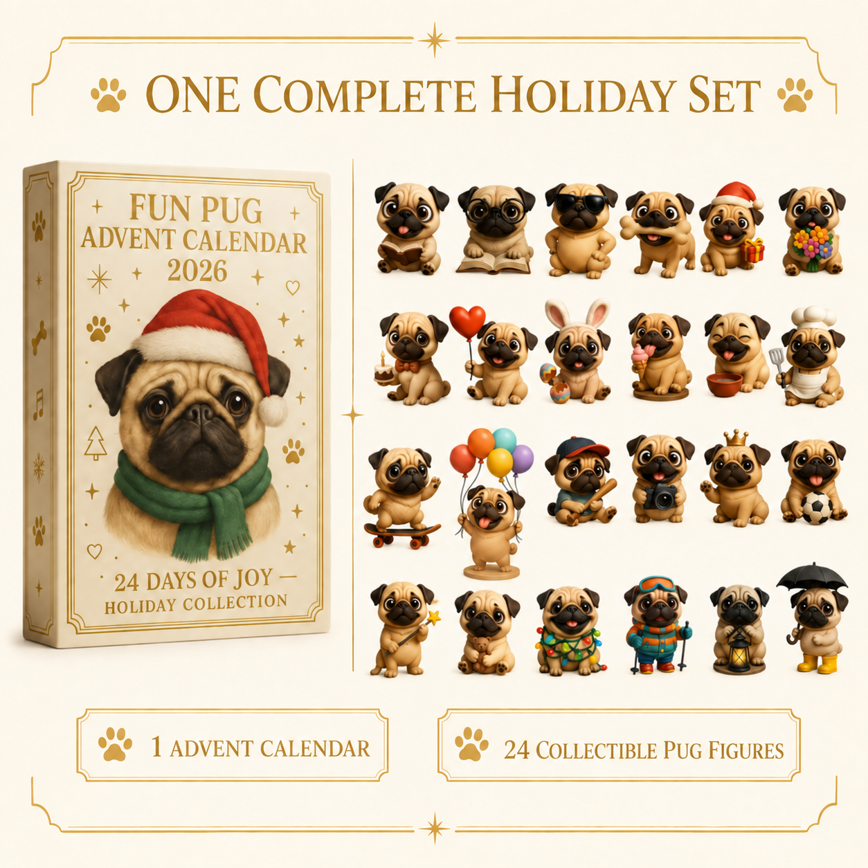 ⏰Free Shipping Today🐾 Dachshund Advent Calendar – 24 Days of Adorable Puppy Surprises