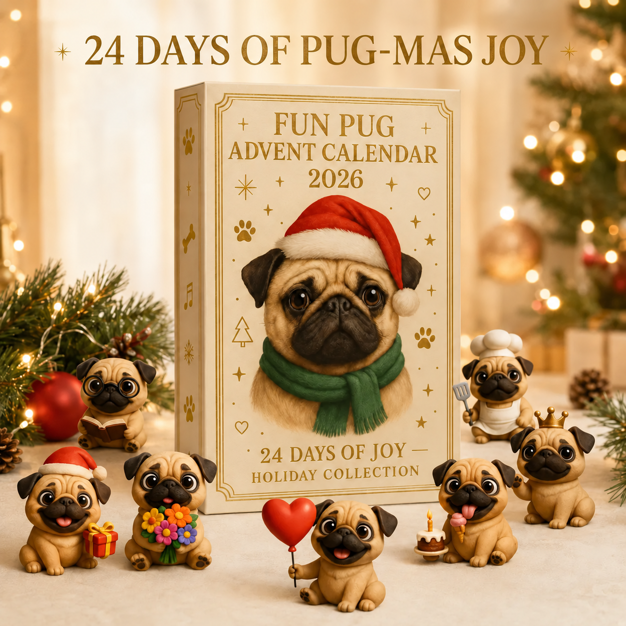 ⏰Free Shipping Today🐾 Dachshund Advent Calendar – 24 Days of Adorable Puppy Surprises