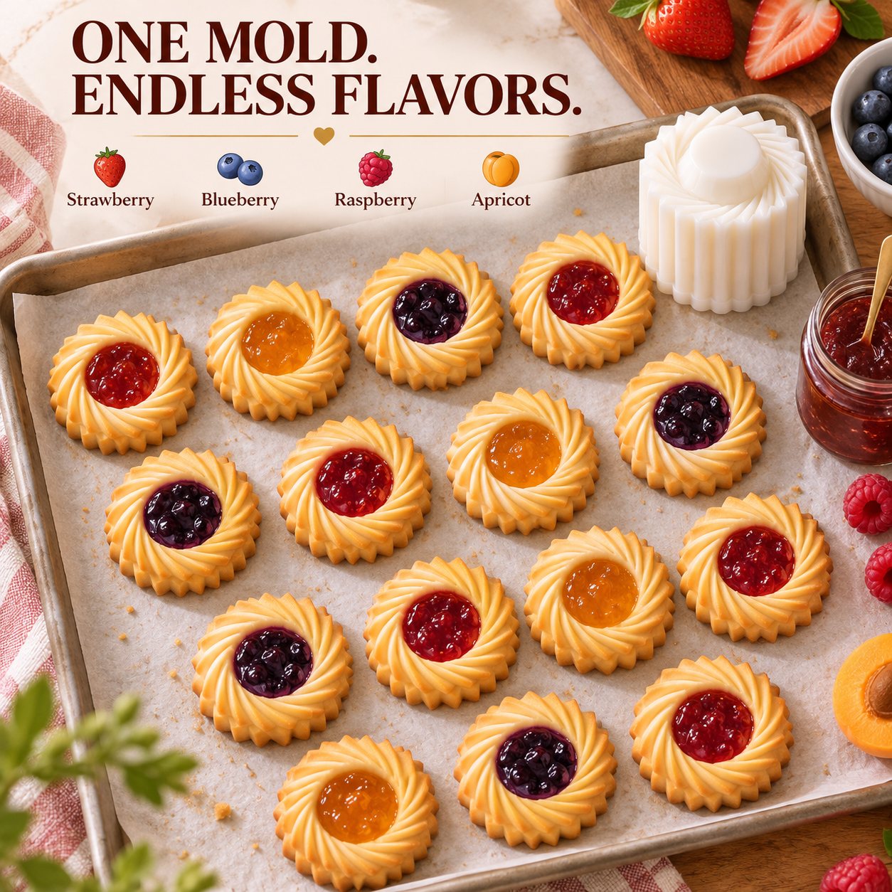✈Free Shipping Today⏰Creative Double-Ended Pastry Mold
