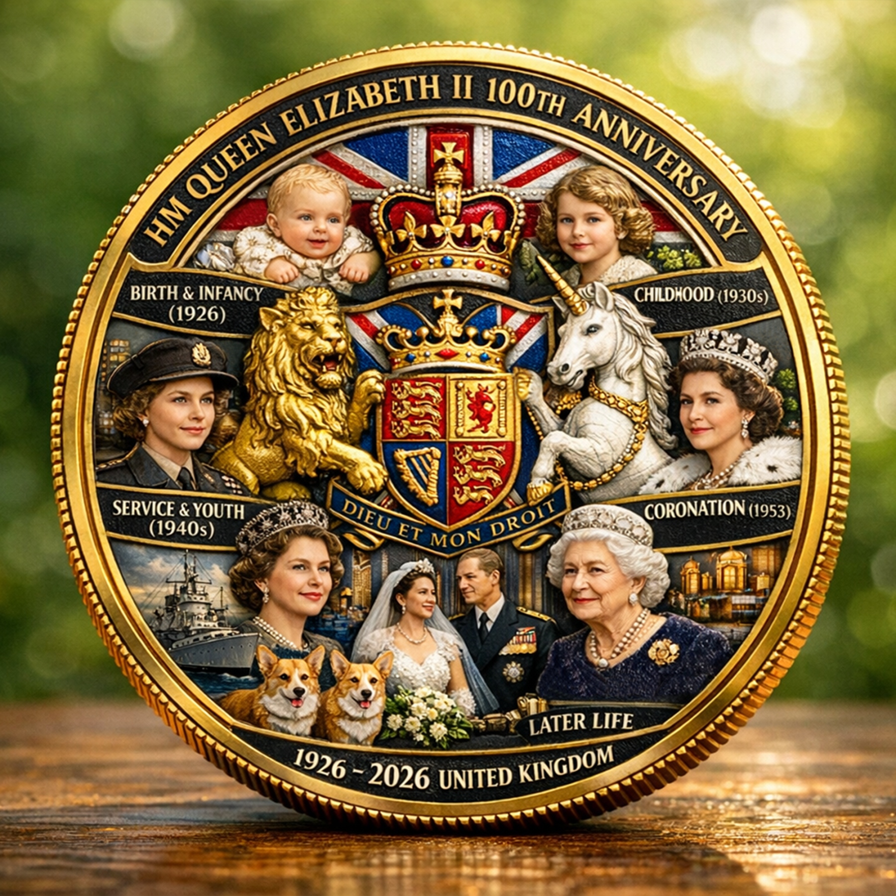 🎉Last Day 49% OFF -Queen Elizabeth II 100th Anniversary Commemorative Coin（1926-2026）