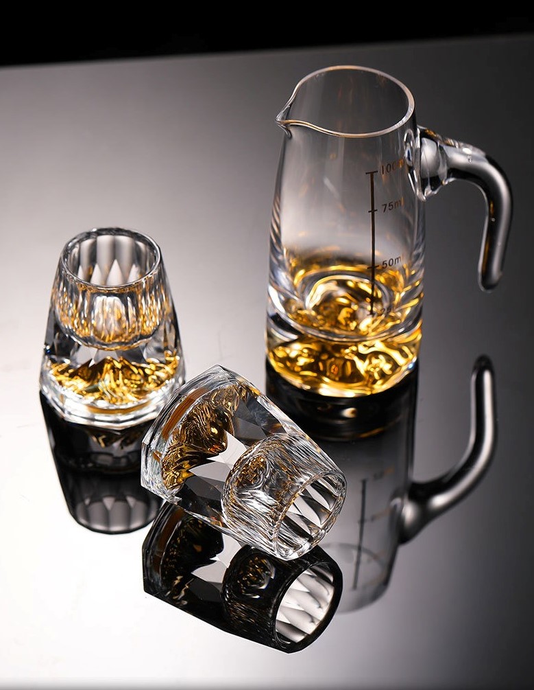 🔥Early Father's Day Sale 49% OFF - BUY MORE&SAVE MORE-3D Glacier Glass Cup Crystal Mountain Glass