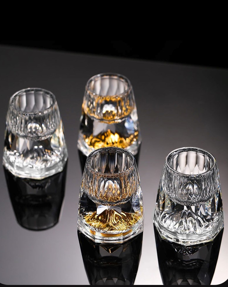 🔥Early Father's Day Sale 49% OFF - BUY MORE&SAVE MORE-3D Glacier Glass Cup Crystal Mountain Glass