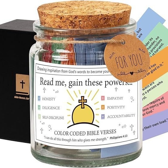 🔥Last Day Clearance Sale - 50% OFF🎄Bible Verses in a Jar- Buy 2 Free Shipping