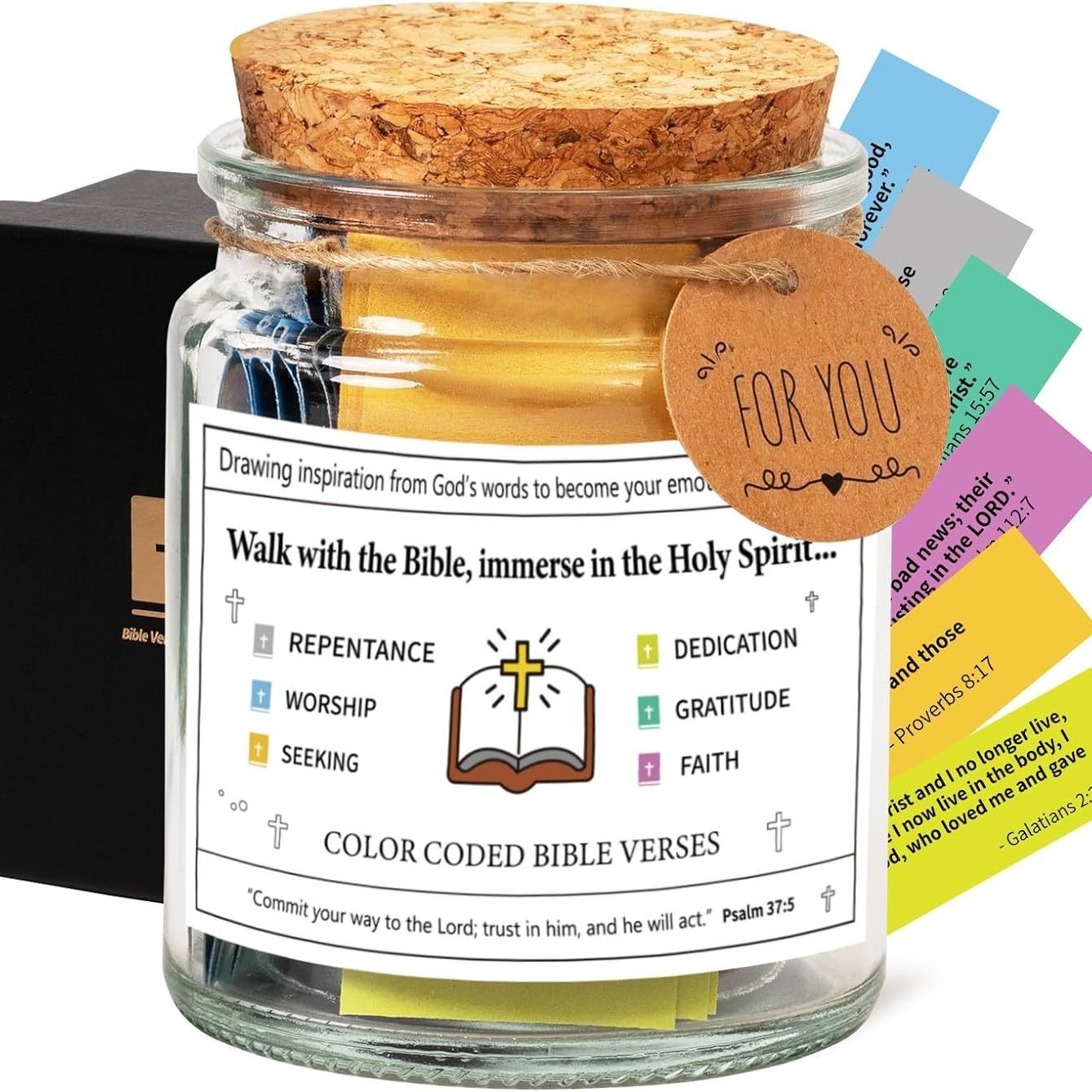 🔥Last Day Clearance Sale - 50% OFF🎄Bible Verses in a Jar- Buy 2 Free Shipping