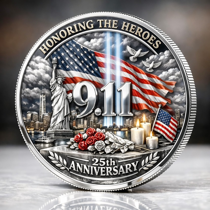 ❤️Last Day 60% OFF - 🇺🇸 9/11 Never Forget Memorial Commemorative Coin