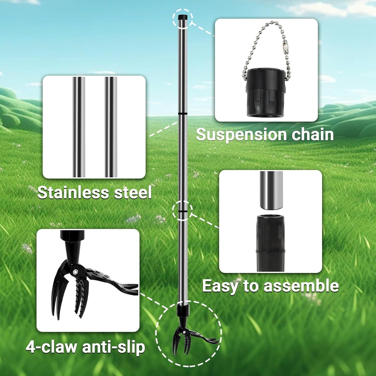 🔥Detachable Stand Up Weed Puller