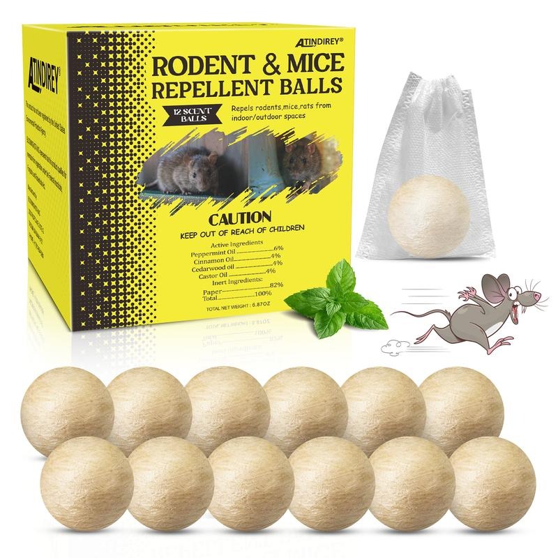New Year Hot Sale 49% OFF🔥Mouse & Rat Repellent Balls🎉Buy 2 Free Shipping