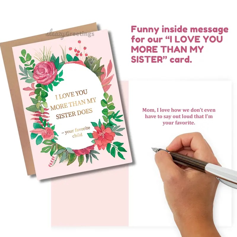 💌 Mother’s Day Prank Card – “Got You This Card Instead of Grandkids” 😂