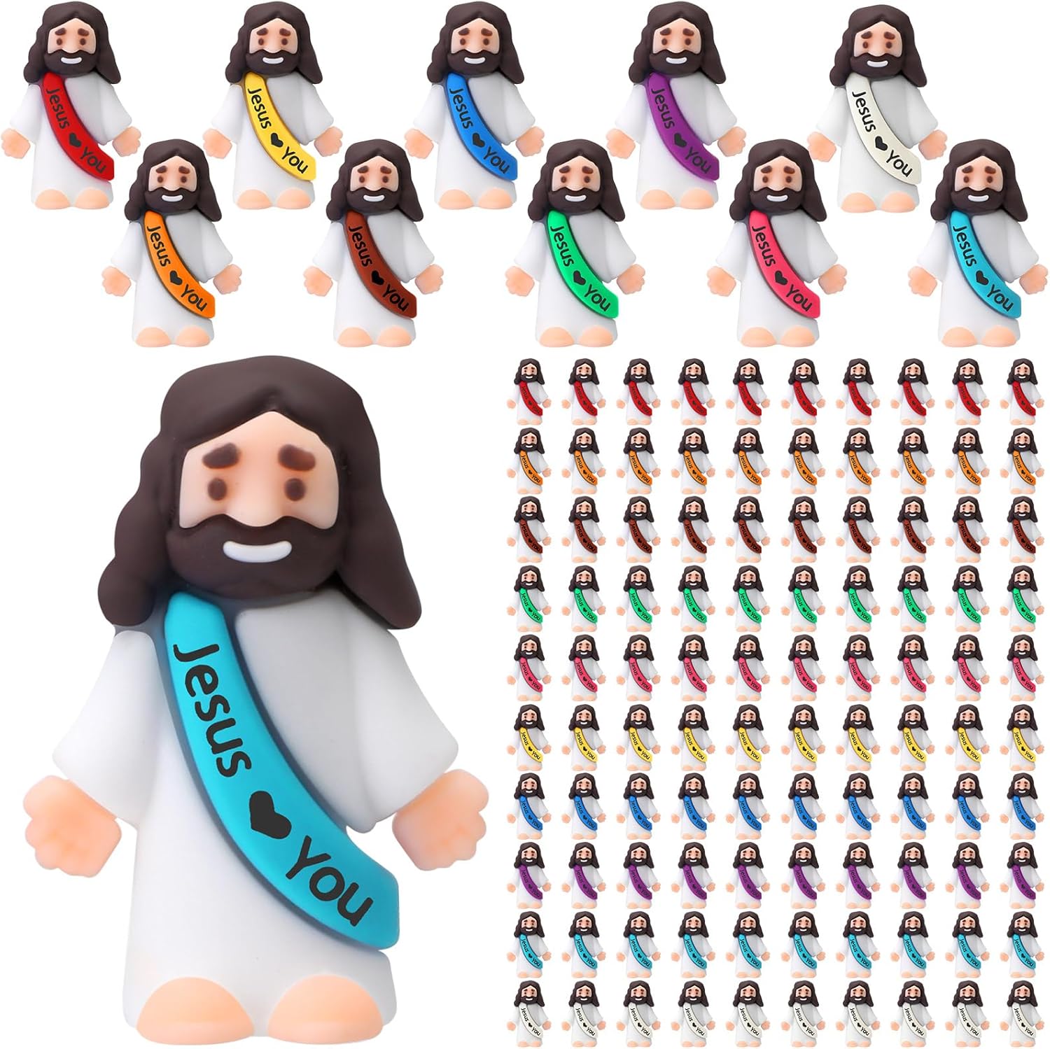 🔥Spread the Love of Jesus🔥 Original Design Mini Jesus Figures✝️ - Jesus Loves You💖