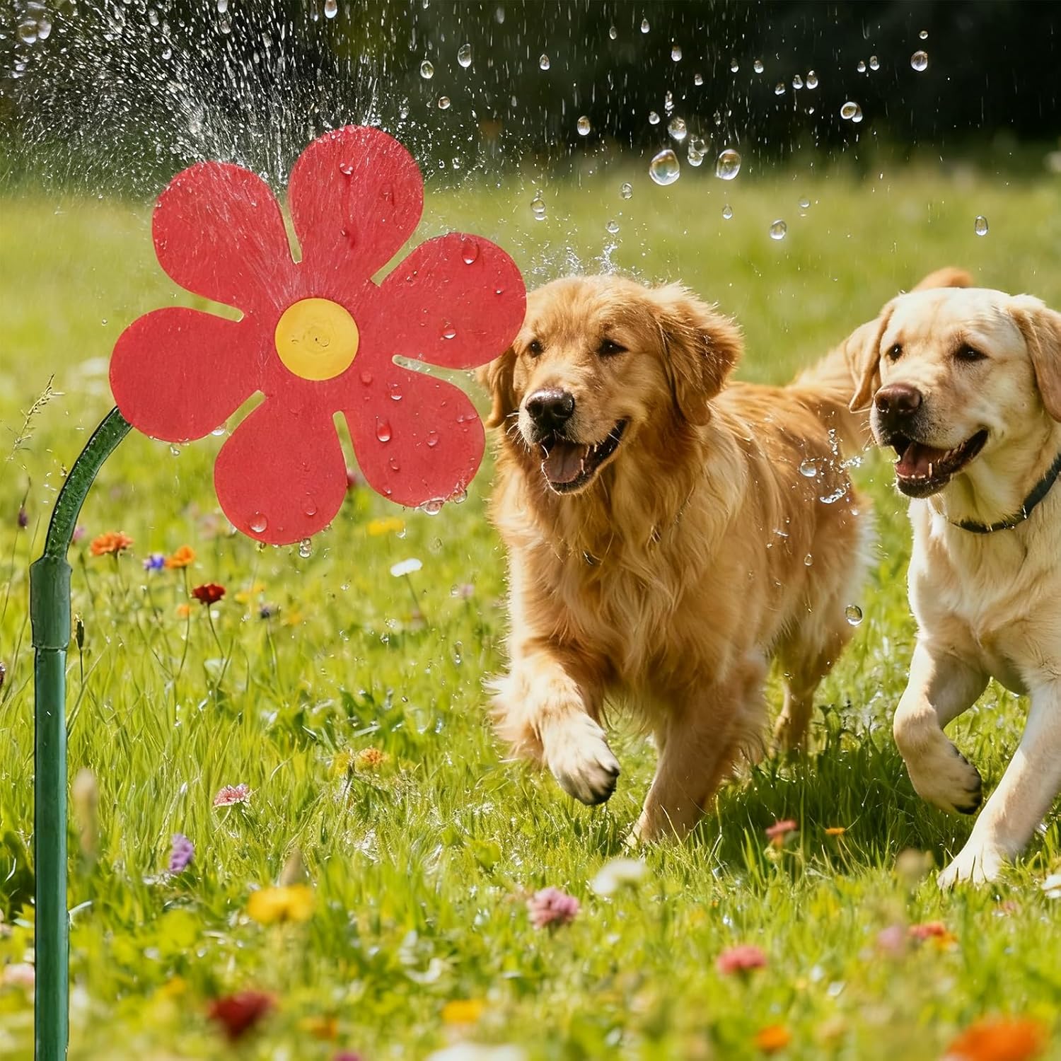🔥Summer Hot Sale 60% OFF 🌸 Crazy Dancing Flower Water Sprinklers
