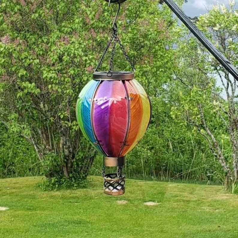 🔥Last Day Promotion - 50% OFF🎄Solar Hot Air Balloon With simulated flame effect-Buy 2 Free Shipping