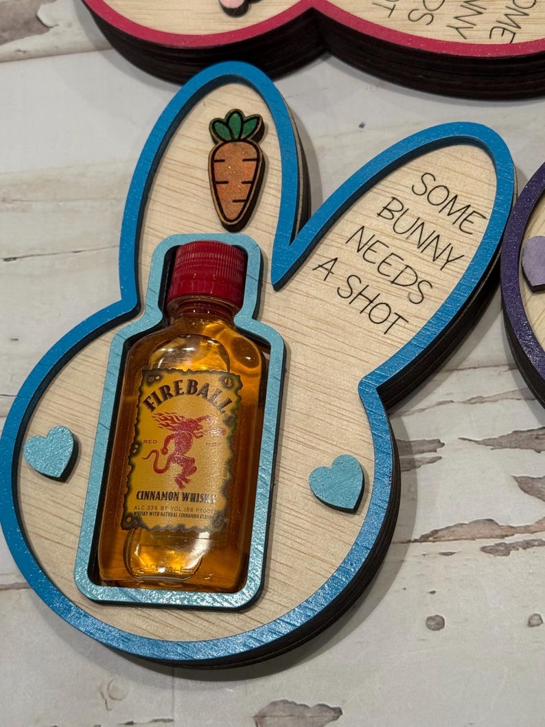 EASTER FLASH SALE 49% OFF🐰 “Some Bunny Needs a Shot” Easter Gift Holder