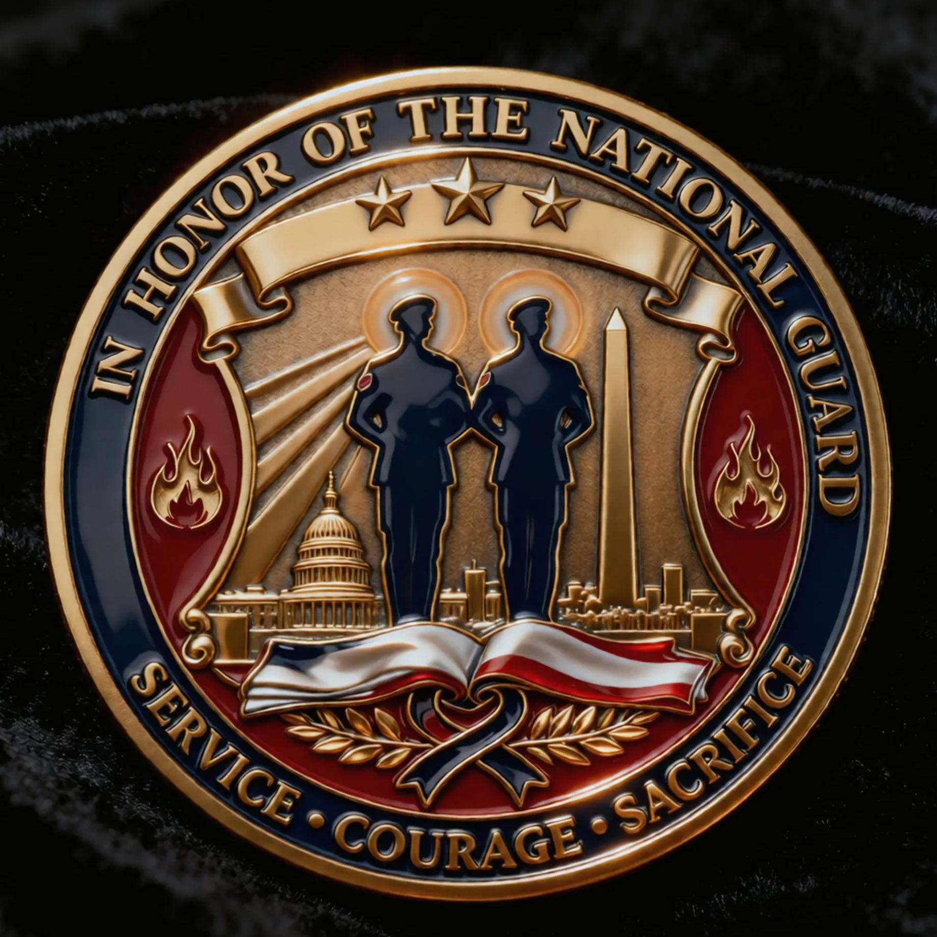 ✝❤Fallen Heroes Commemorative Coin