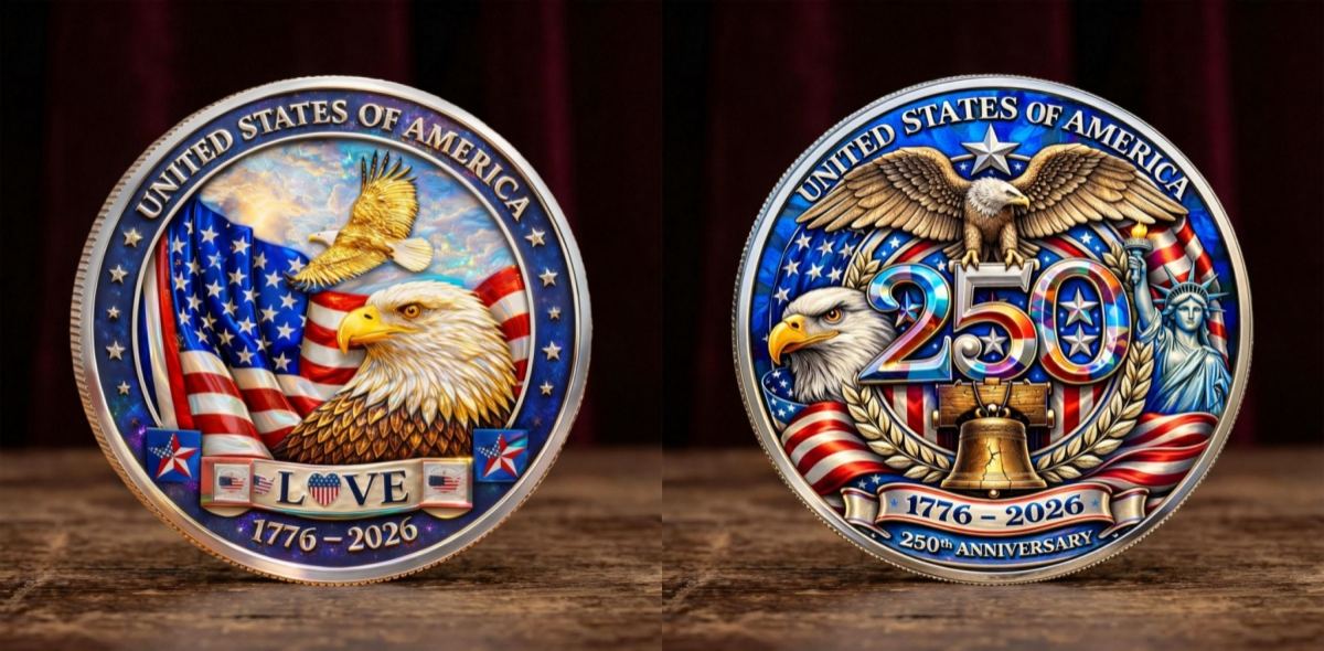 2026 New Year Hot Sale 49% OFF 🔥250 YEARS STRONG COMMEMORATIVE COIN