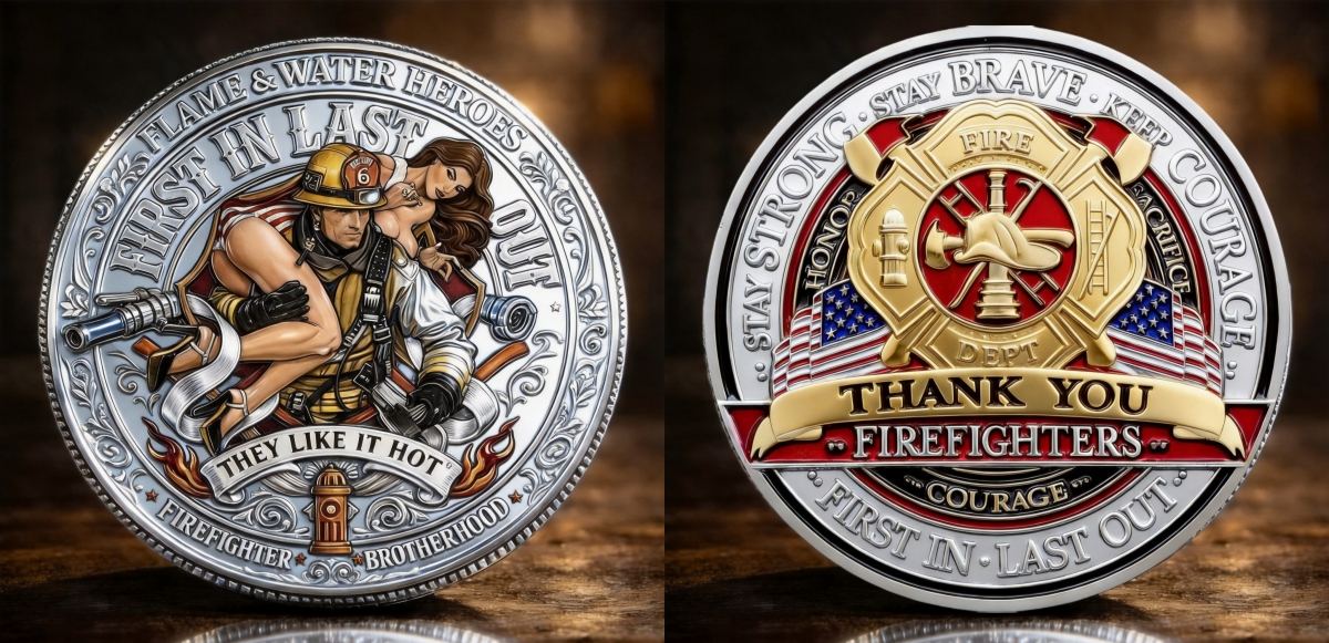🏆NEW YEAR 60% OFF - Fire & Water Heroes Commemorative Coin 🪙