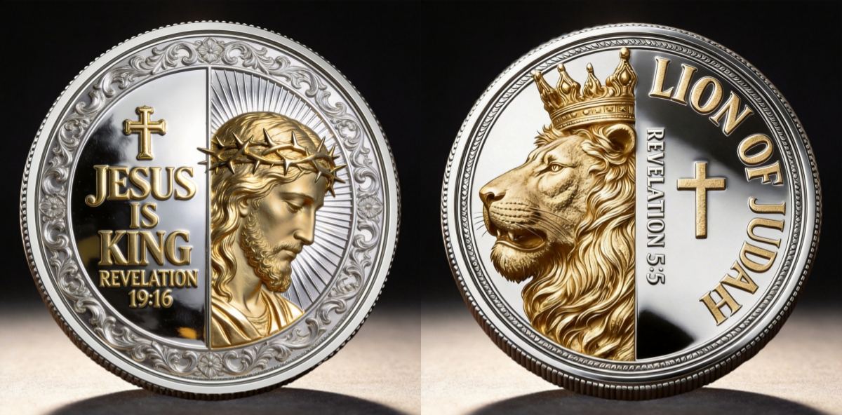 🏆Flash Sale 60% OFF -DELTA FORCE — ✝️ King of Kings – Lord of Lords Commemorative Coin