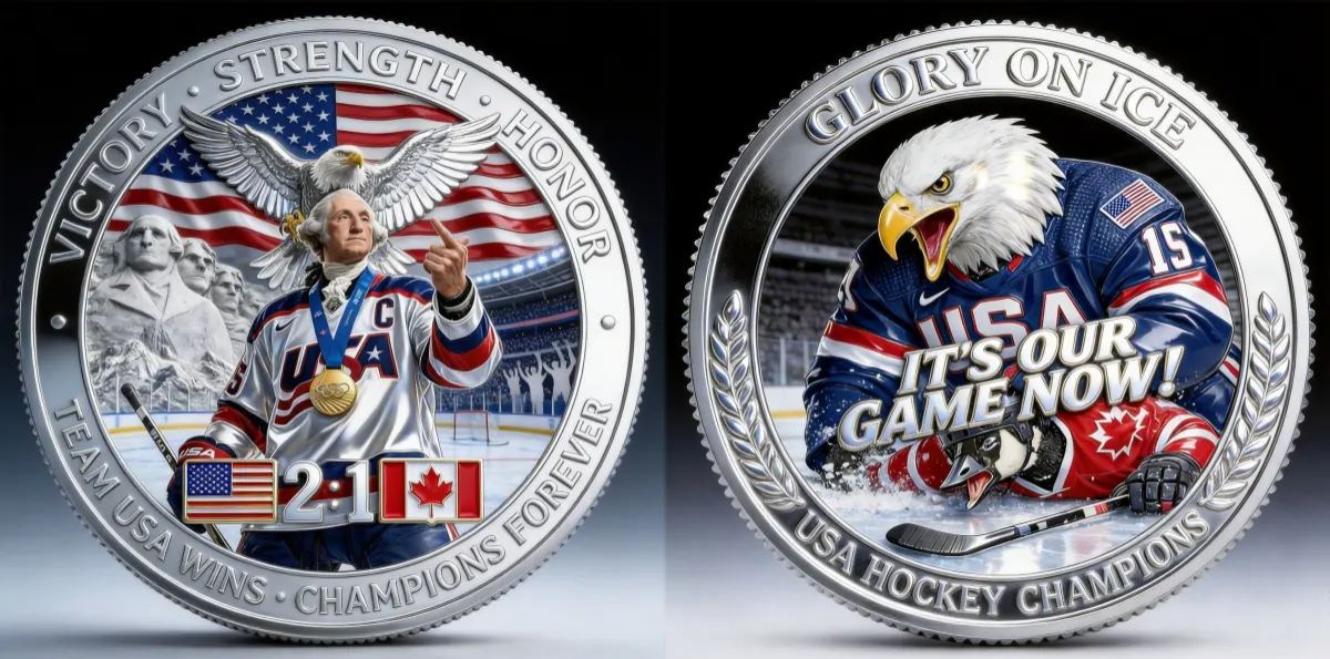 🏒🇺🇸 TEAM USA “Gold Medalists” Commemorative Coin