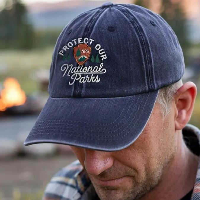 🌲 Protect Our National Parks Vintage Cap